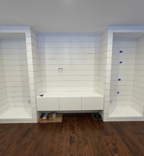 Custom Ship Lap Feature Wall