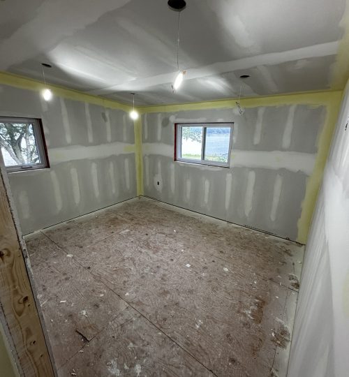 Tape and Mudding Cottage