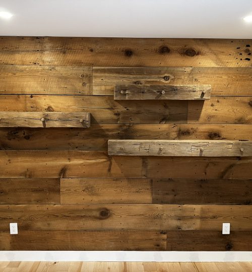 Rough Sawn Feature Wall