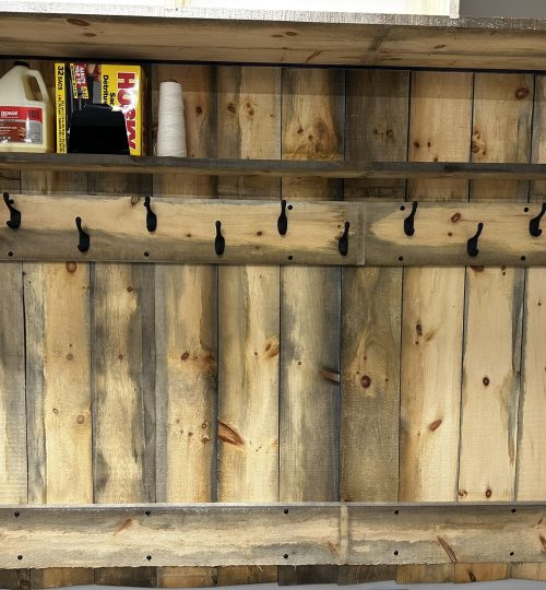 Rough Sawn Coat Rack