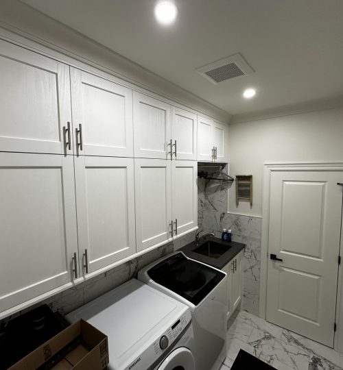 Laundry Room Upper & Lower Cabinet Install